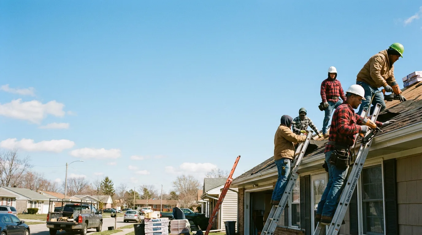 Roofing in Curran, MI near me